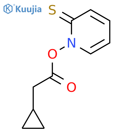 2(1H)-Pyridinethione, 1-[(cyclopropylacetyl)oxy]- structure