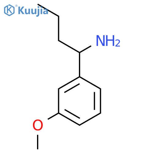 1-(3-Methoxyphenyl)butan-1-amine structure