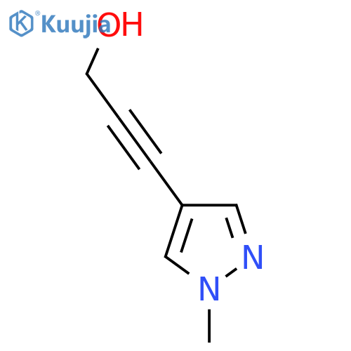 3-(1-Methyl-1H-pyrazol-4-yl)prop-2-yn-1-ol structure