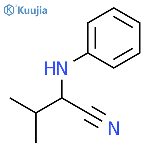 3-Methyl-2-(phenylamino)butanenitrile structure