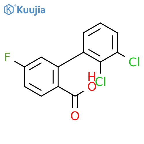 2-(2,3-dichlorophenyl)-4-fluorobenzoic Acid structure