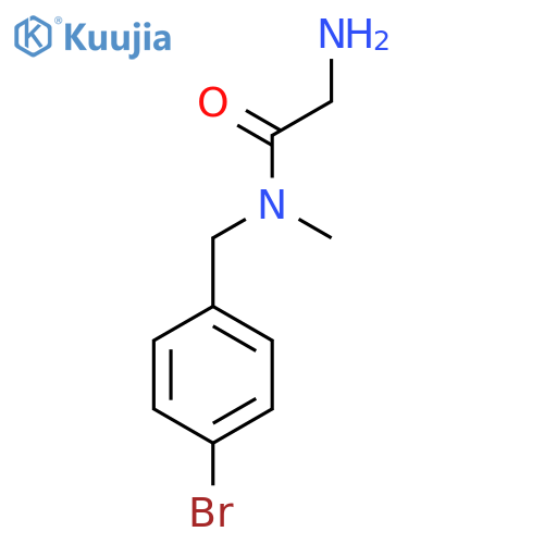 2-Amino-N-(4-bromo-benzyl)-N-methyl-acetamide structure