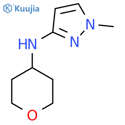 1-methyl-N-(oxan-4-yl)-1H-pyrazol-3-amine structure