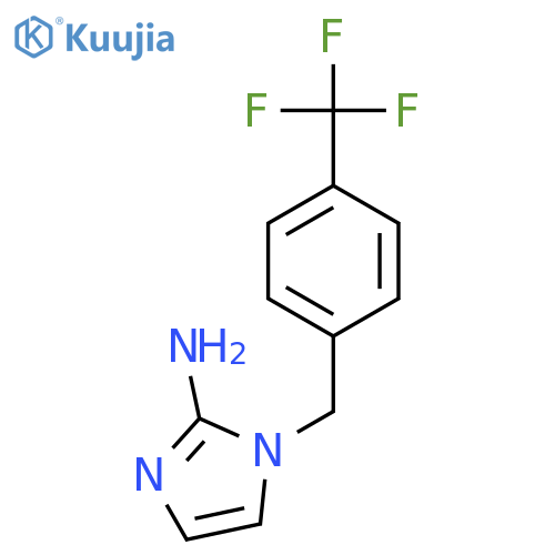 1-(4-(Trifluoromethyl)benzyl)-1H-imidazol-2-amine structure