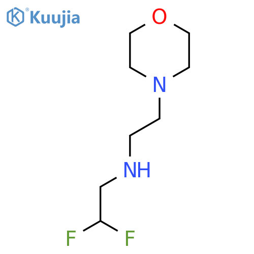 (2,2-difluoroethyl)[2-(morpholin-4-yl)ethyl]amine structure