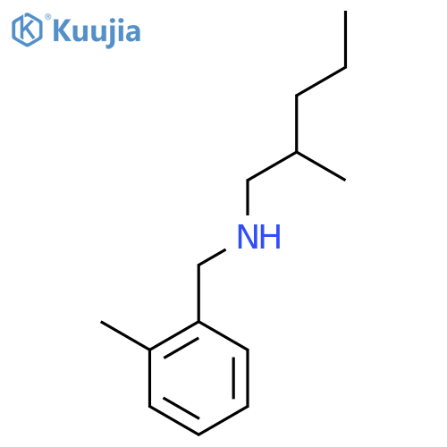 (2-methylpentyl)(2-methylphenyl)methylamine structure
