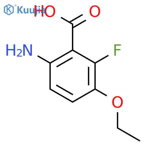6-Amino-3-ethoxy-2-fluoro-benzoic acid structure