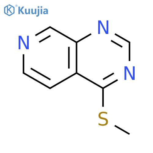 Pyrido[3,4-d]pyrimidine, 4-(methylthio)- structure