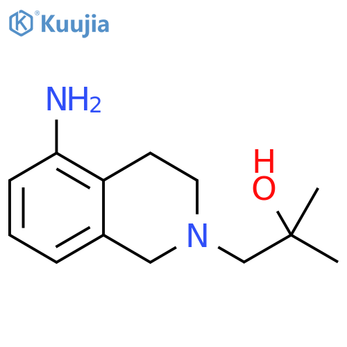 1-(5-amino-1,2,3,4-tetrahydroisoquinolin-2-yl)-2-methylpropan-2-ol structure