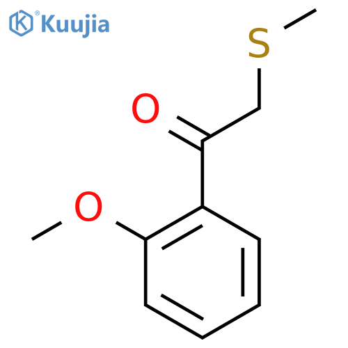 Ethanone, 1-(2-methoxyphenyl)-2-(methylthio)- structure