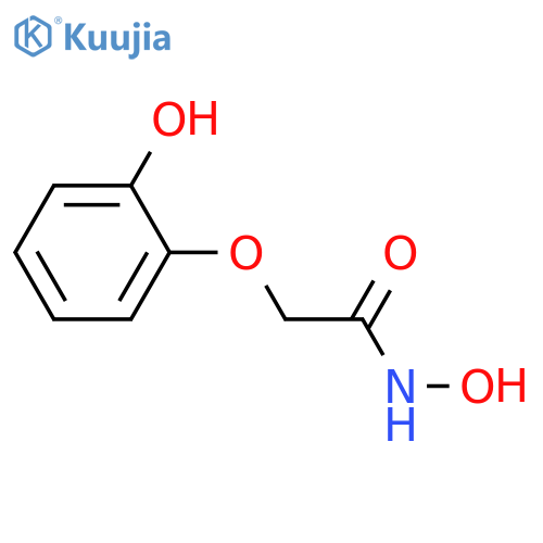 Acetamide, N-hydroxy-2-(2-hydroxyphenoxy)-  structure