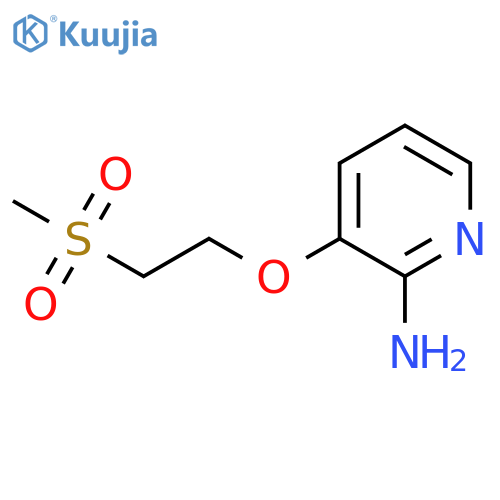 3-(2-methanesulfonylethoxy)pyridin-2-amine structure