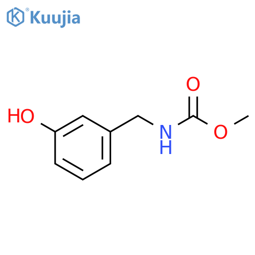 methyl N-[(3-hydroxyphenyl)methyl]carbamate structure