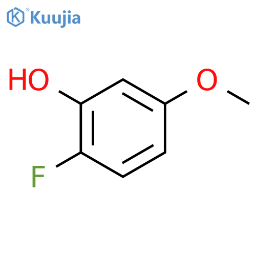 2-Fluoro-5-methoxyphenol structure