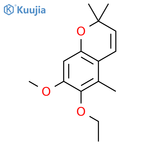 2H-1-Benzopyran,6-ethoxy-7-methoxy-2,2,5-trimethyl- structure