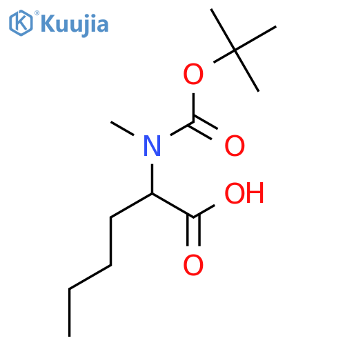 Boc-N-methyl-L-norleucine (oil) structure