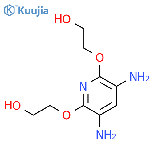 Ethanol,2,2'-[(3,5-diamino-2,6-pyridinediyl)bis(oxy)]bis- structure