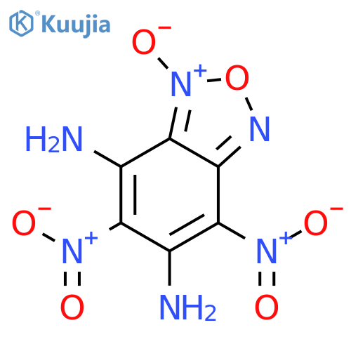 5,7-dinitro-2,1,3-benzoxadiazole-4,6-diamine 3-oxide structure