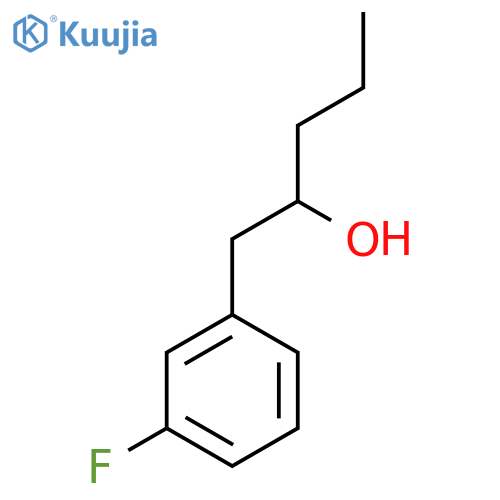 1-(3-FLUOROPHENYL)-2-PENTANOL structure