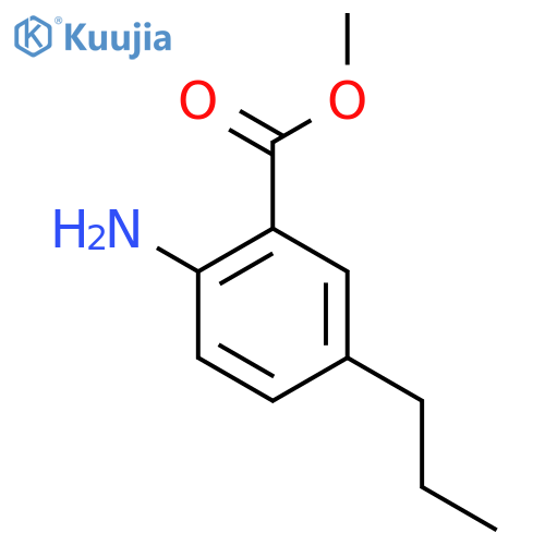 methyl 2-amino-5-propylbenzoate structure