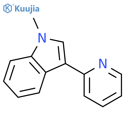 1H-Indole, 1-methyl-3-(2-pyridinyl)- structure