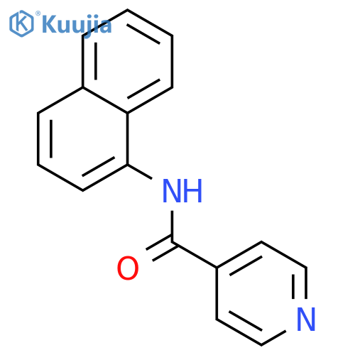 N-(naphthalen-1-yl)pyridine-4-carboxamide structure