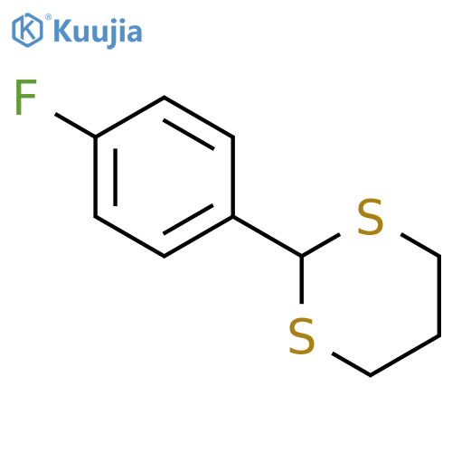 1,3-Dithian-2-yl, 2-(4-fluorophenyl)- structure