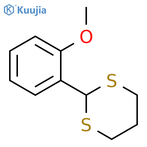 1,3-Dithian-2-yl, 2-(2-methoxyphenyl)- structure