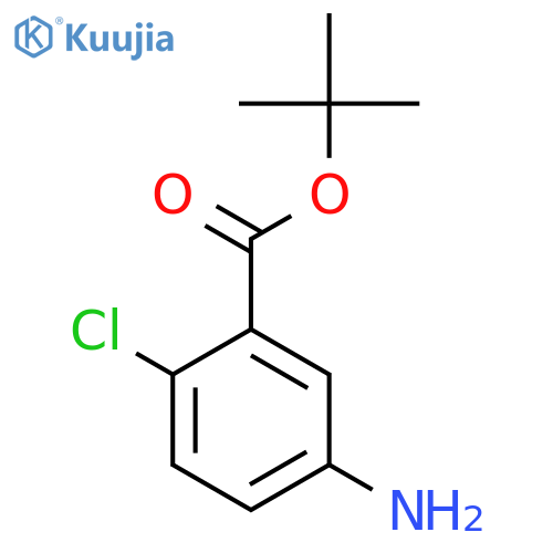 Tert-butyl 5-amino-2-chlorobenzoate structure