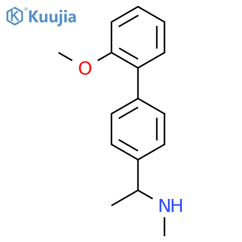 {1-4-(2-Methoxyphenyl)phenylethyl}(methyl)amine structure