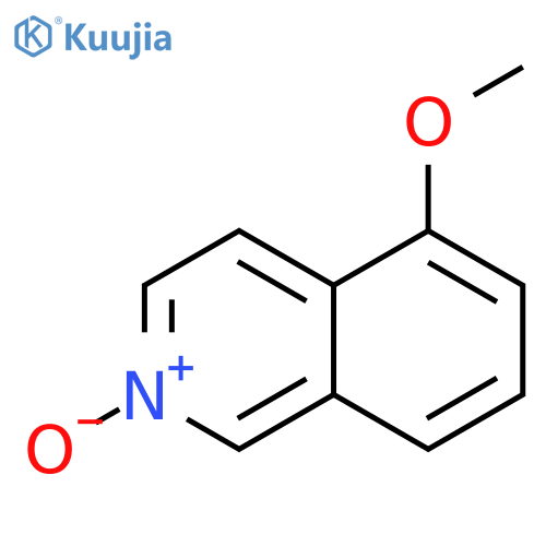Isoquinoline, 5-methoxy-, 2-oxide structure