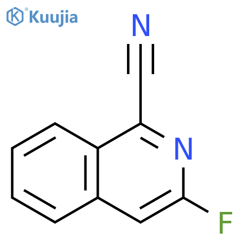 3-FLUOROISOQUINOLINE-1-CARBONITRILE structure