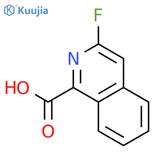 3-Fluoroisoquinoline-1-carboxylic acid structure