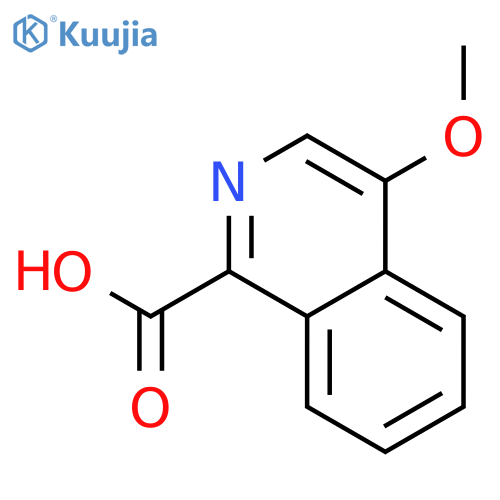 4-Methoxyisoquinoline-1-carboxylic acid structure
