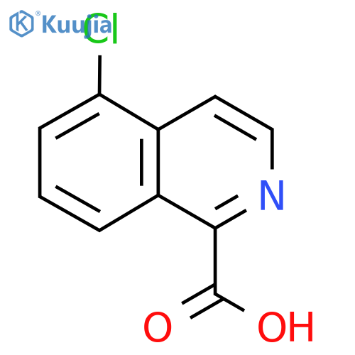 5-chloroisoquinoline-1-carboxylic acid structure