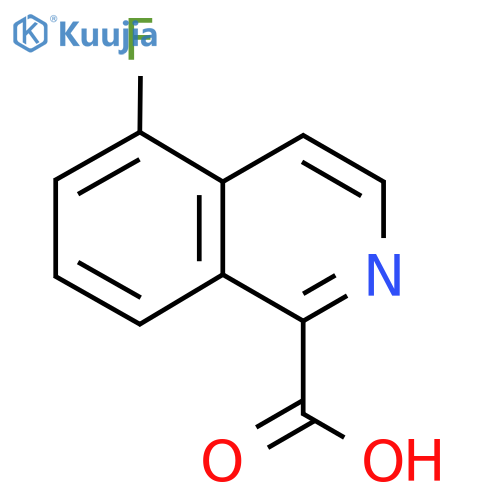 5-Fluoroisoquinoline-1-carboxylic acid structure