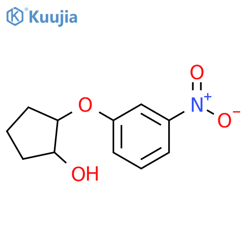 Cyclopentanol, 2-(3-nitrophenoxy)- structure