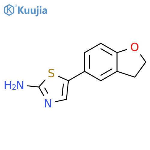 5-(2,3-Dihydrobenzofuran-5-yl)thiazol-2-amine structure