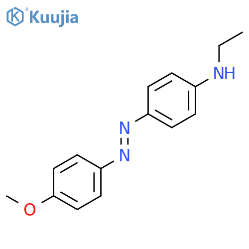 Benzenamine, N-ethyl-4-[(4-methoxyphenyl)azo]- structure