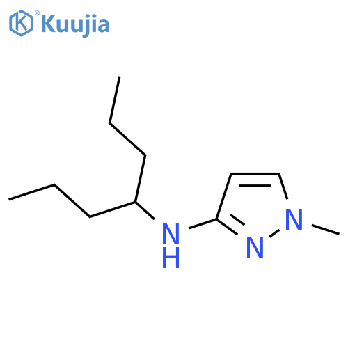 N-(Heptan-4-yl)-1-methyl-1H-pyrazol-3-amine structure