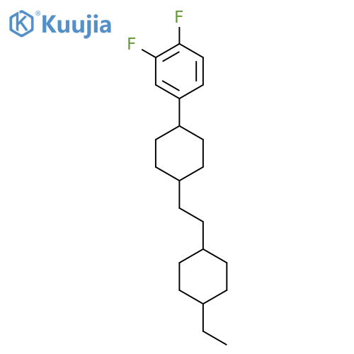4-(trans-4-(2-(trans-4-Ethylcyclohexyl)-ethyl)cyclohexyl)-1,2-difluorobenzene structure