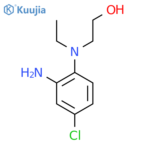2-(2-Amino-4-chloroethylanilino)-1-ethanol structure