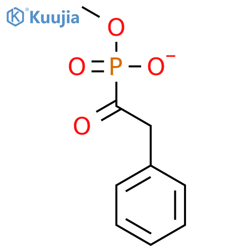 PHOSPHONIC ACID, (PHENYLACETYL)-, MONOMETHYL ESTER structure