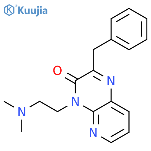 Pyrido[2,3-b]pyrazin-3(4H)-one,4-[2-(dimethylamino)ethyl]-2-(phenylmethyl)- structure