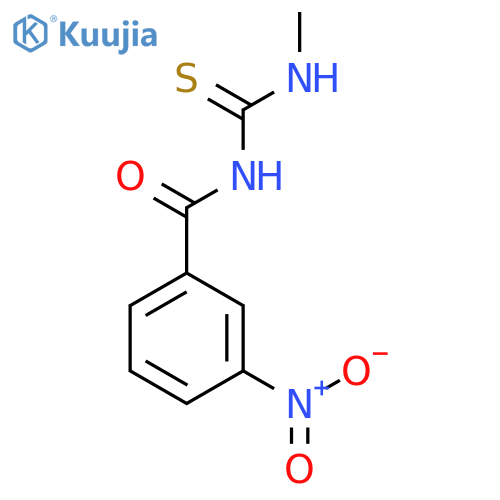 BENZAMIDE, N-[(METHYLAMINO)THIOXOMETHYL]-3-NITRO- structure