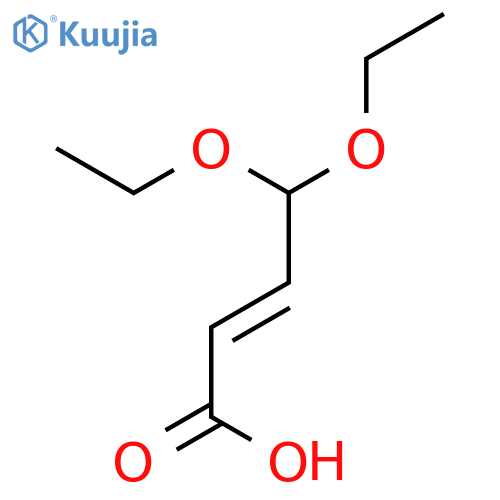 4,4-diethoxybut-2-enoic acid structure