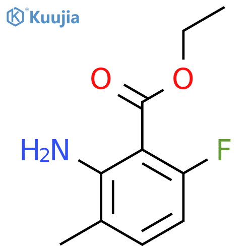 Ethyl 2-amino-6-fluoro-3-methylbenzoate structure