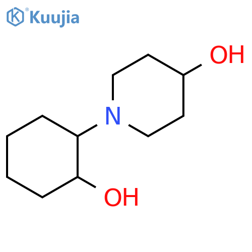 1-(2-hydroxycyclohexyl)piperidin-4-ol structure