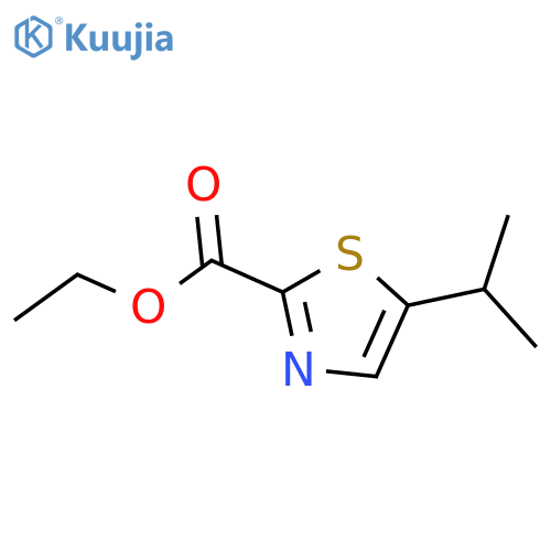 5-Isopropyl-thiazole-2-carboxylic acid ethyl ester structure