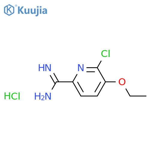 6-Chloro-5-ethoxypicolinimidamide hydrochloride structure